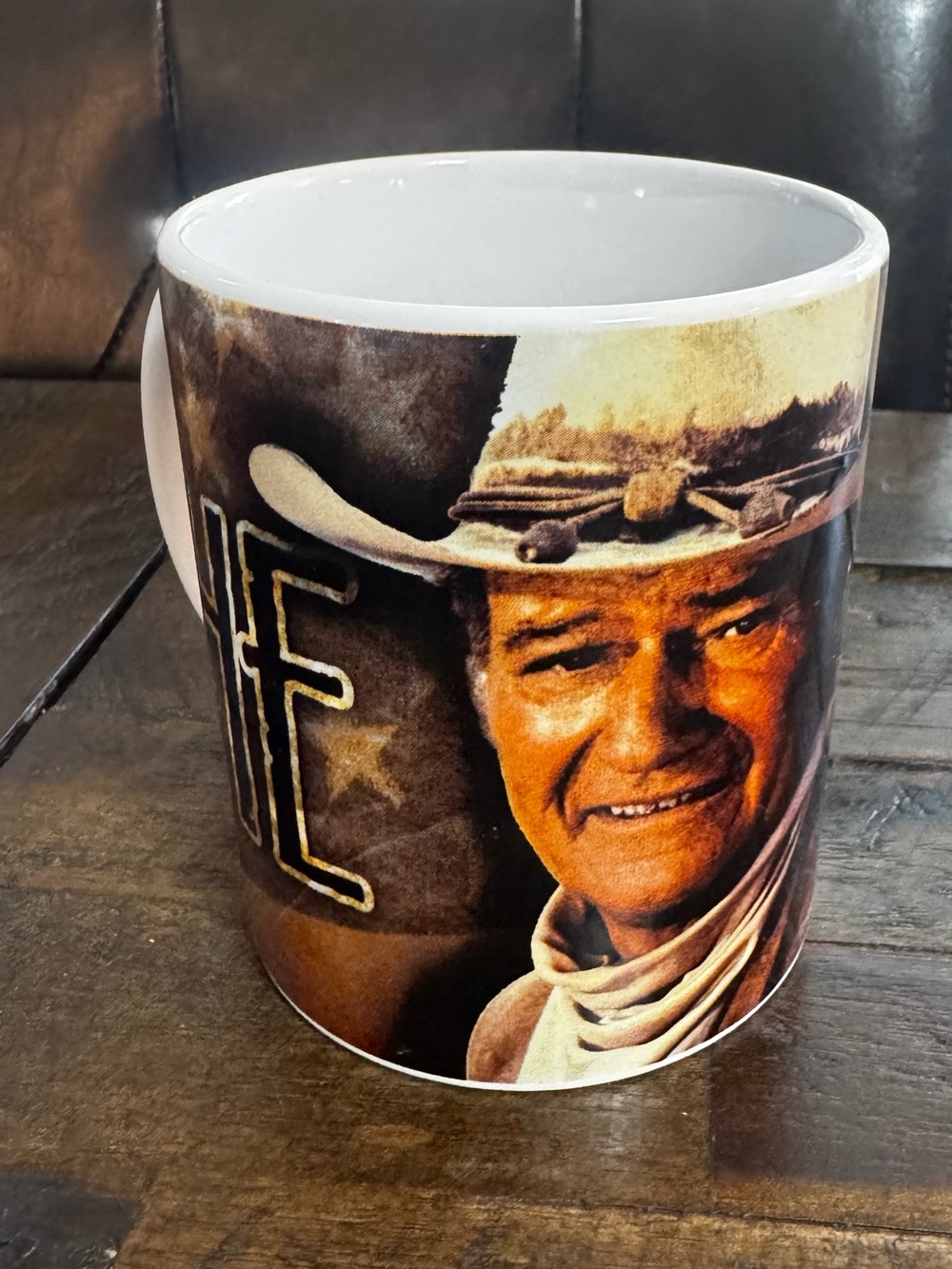 Vintage The Duke (John Wayne) Western Cowboy Ceramic Coffee Mug